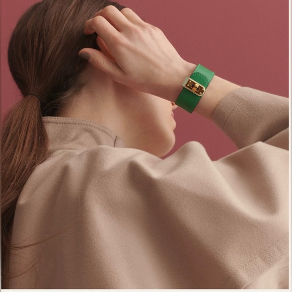 BNIB Hermes Kelly Twist Leather Bracelet Small Model in size T1 XS - Picture 4 of 11